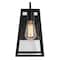 Afx Joplin 12'' Outdoor Sconce, Clear Glass Shade, Black Finish JOPW0712MBBK - alternate 3